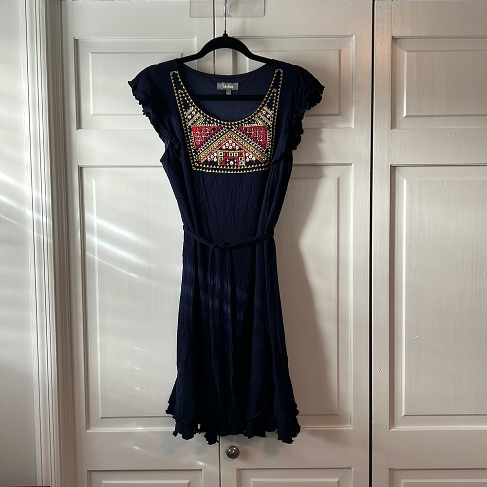 Neiman Marcus embroidered dress